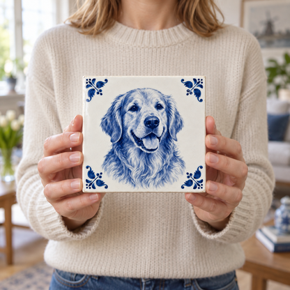 Photo tile held in two hands, so you can see its size