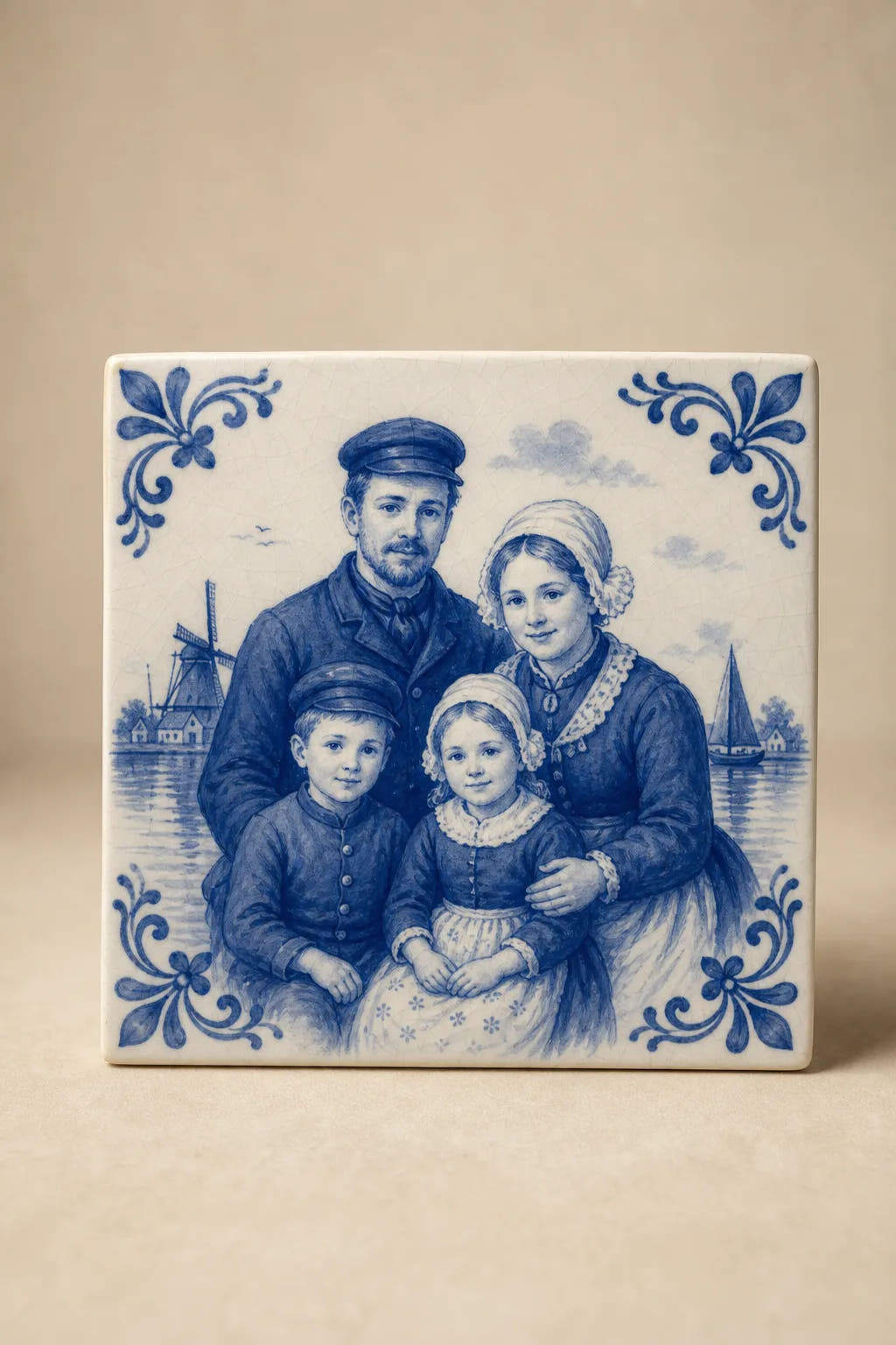 A treasured photo on real ceramic